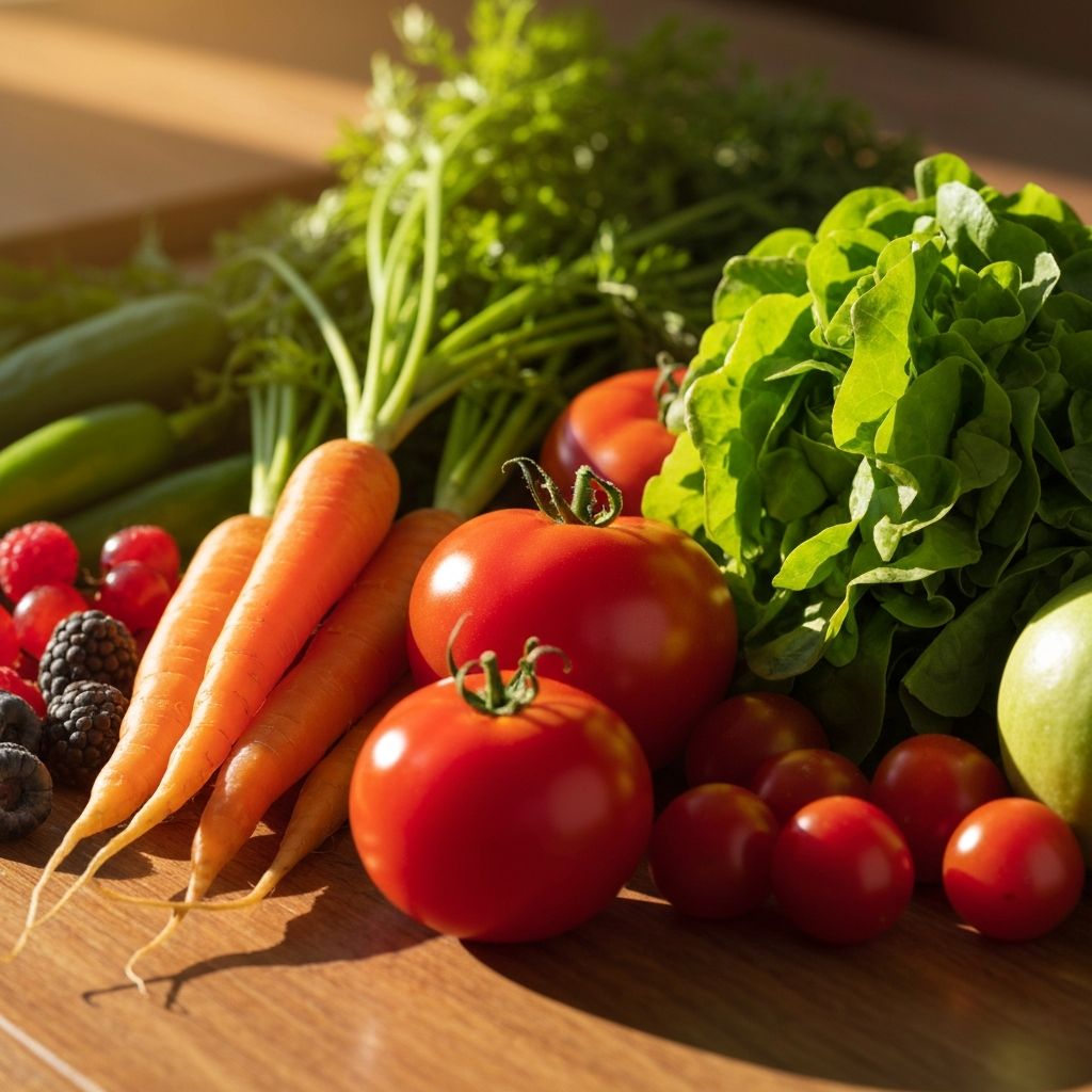 Sveže zelenjave in sadje